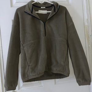 Sherpa Zip Sweatshirt